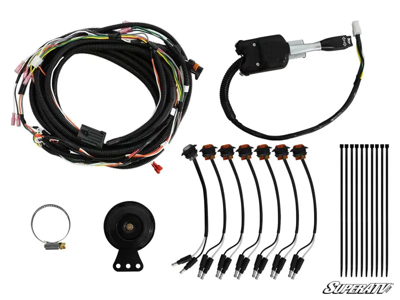 Superatv Polaris Rzr 900 Toggle Plug & Play Turn Signal Kit 1