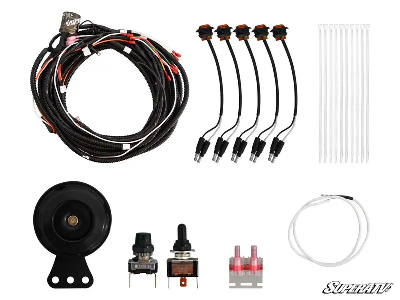 Superatv Polaris Rzr 900 Toggle Plug & Play Turn Signal Kit 4