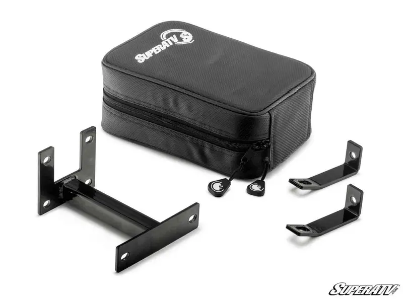 Superatv Polaris Rzr Armrest Gun Safe 1