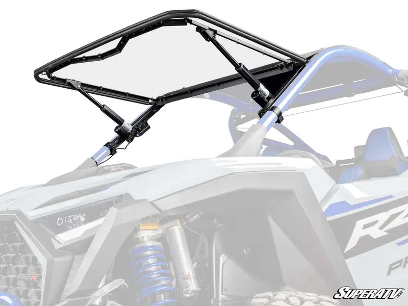 Superatv Polaris Rzr Pro R Max Drive Power Flip Windshield 1