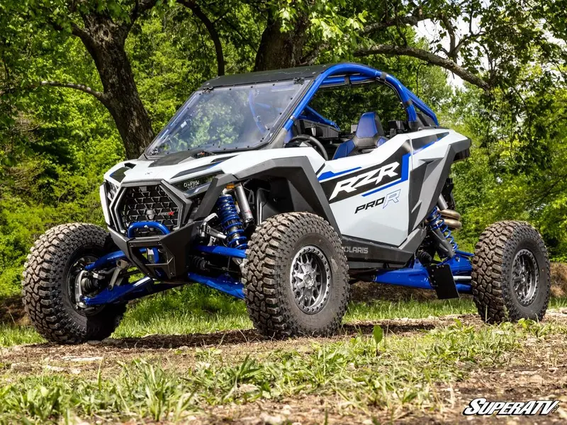 Superatv Polaris Rzr Pro R Max Drive Power Flip Windshield 4