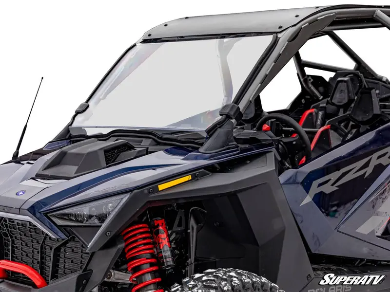Superatv Polaris Rzr Pro R Scratch-Resistant Full Windshield 1