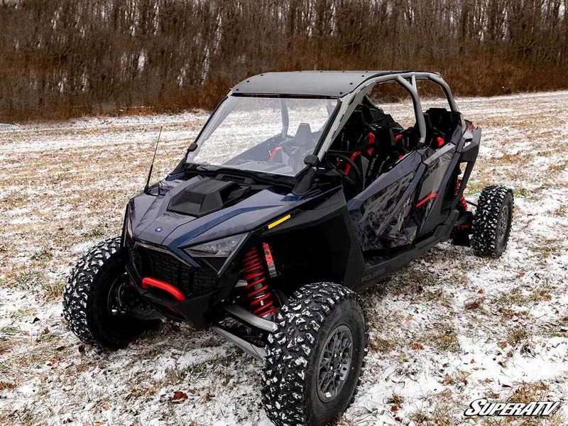Superatv Polaris Rzr Pro R Scratch-Resistant Full Windshield 2