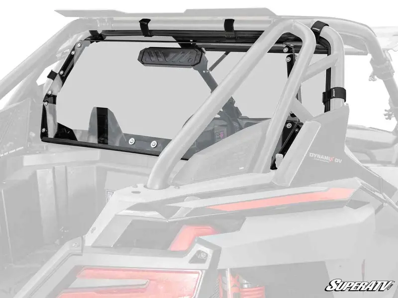 Superatv Polaris Rzr Pro S Vented Rear Windshield 1