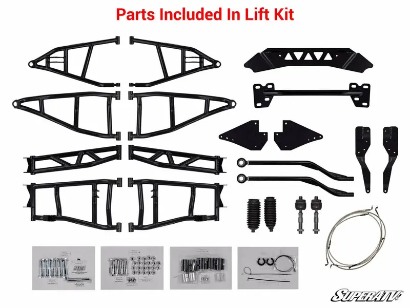 Superatv Polaris Rzr S 1000 7-10” Lift Kit 4