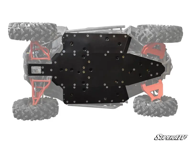 Superatv Polaris Rzr S 1000 Full Skid Plate 1