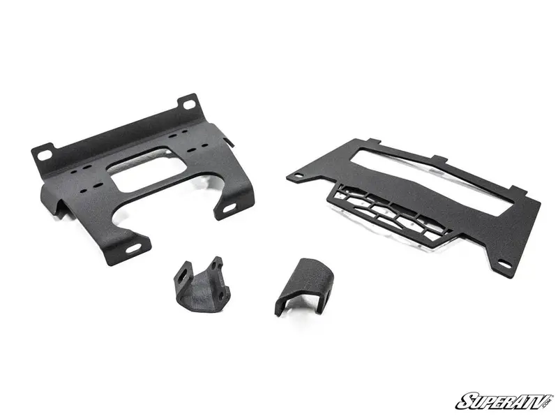 Superatv Polaris Rzr S 1000 Winch Mounting Plate 4
