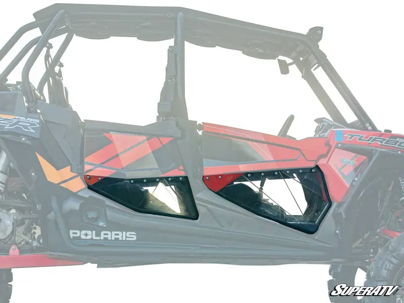 Superatv Polaris Rzr S4 1000 Clear Lower Doors 1