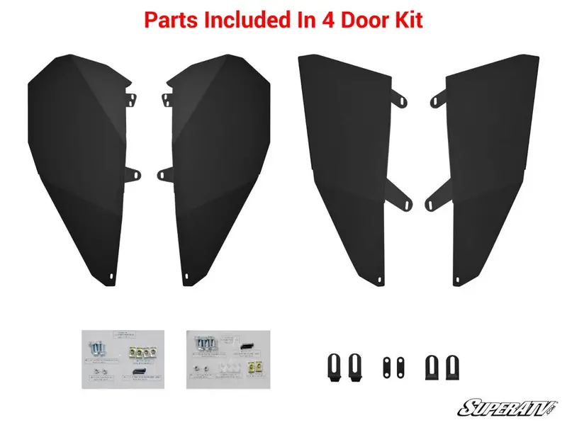 Superatv Polaris Rzr S4 1000 Lower Doors 4