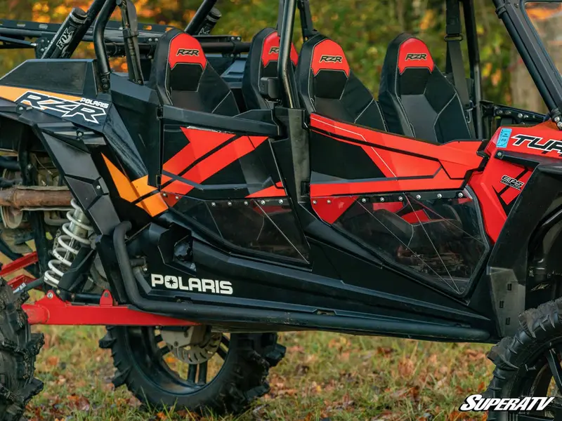 Superatv Polaris Rzr S4 900 Clear Lower Doors 3