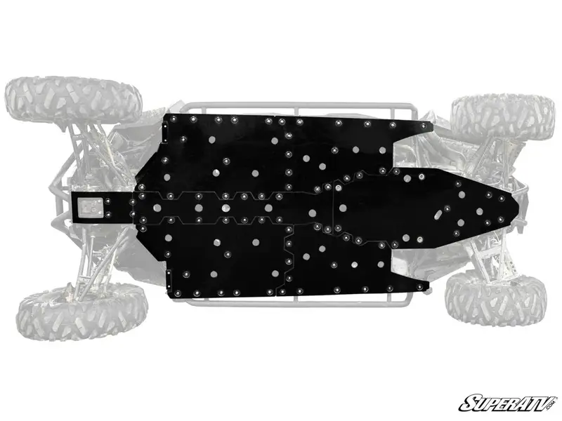 Superatv Polaris Rzr S4 900 Full Skid Plate 1