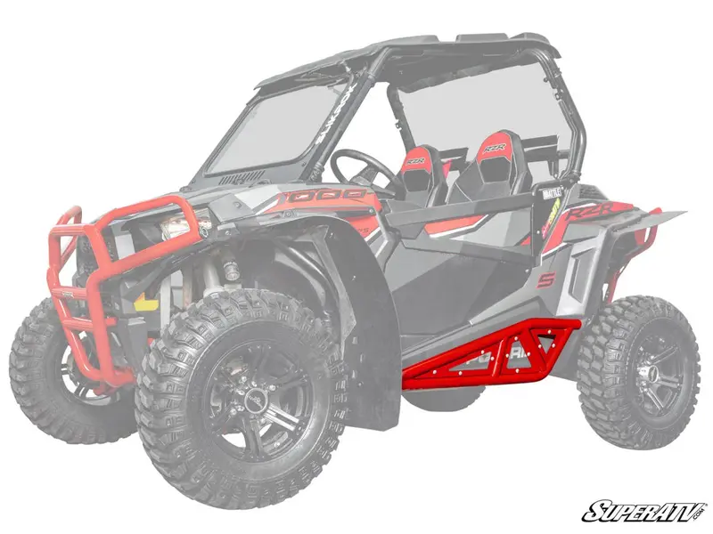 Superatv Polaris Rzr Trail 900 Heavy-Duty Tube Rock Sliders 2