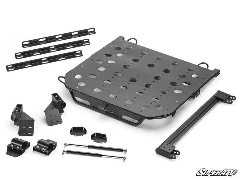 Superatv Polaris Rzr Turbo R 4 Cargo Rack Alpha 1