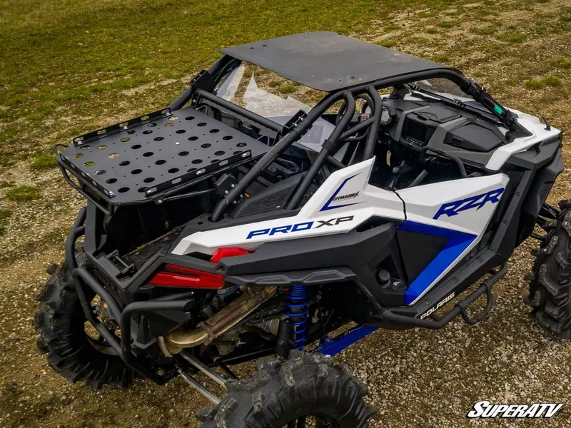 Superatv Polaris Rzr Turbo R 4 Cargo Rack Alpha 2