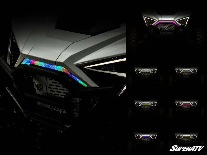 Superatv Polaris Rzr Turbo R Front Accent Light 2