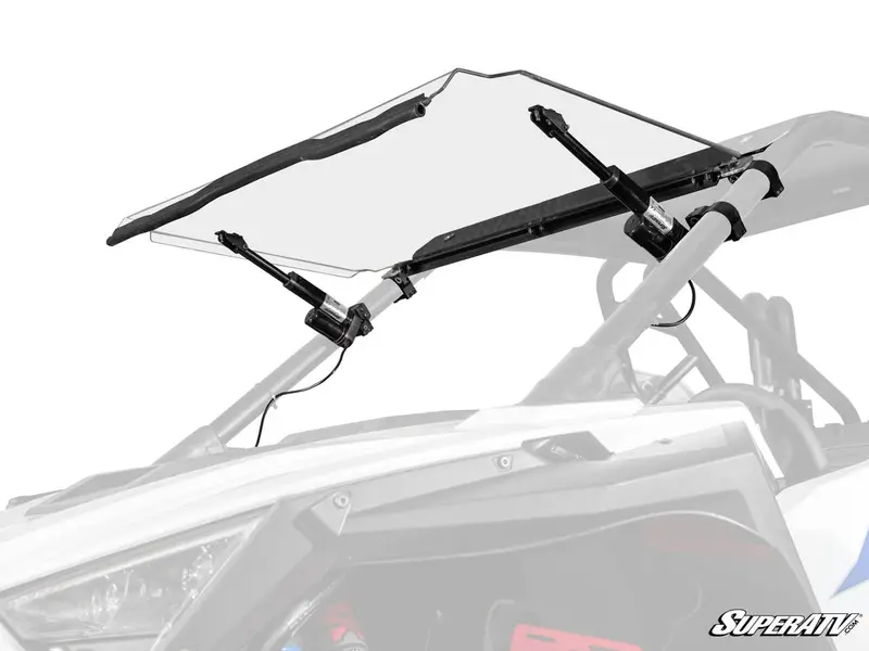 Superatv Polaris Rzr Turbo R Maxdrive Power Flip Windshield 1