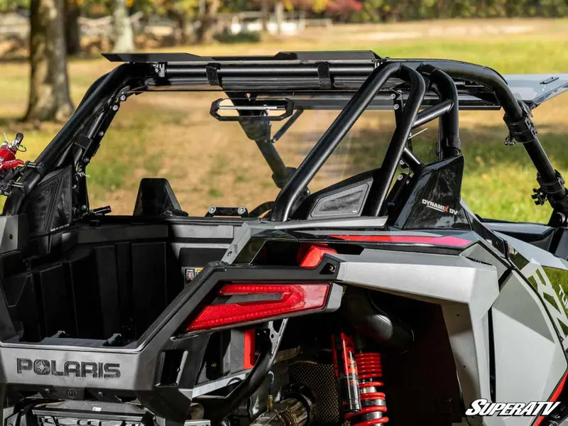Superatv Polaris Rzr Turbo R Rear Vented Windshield 2