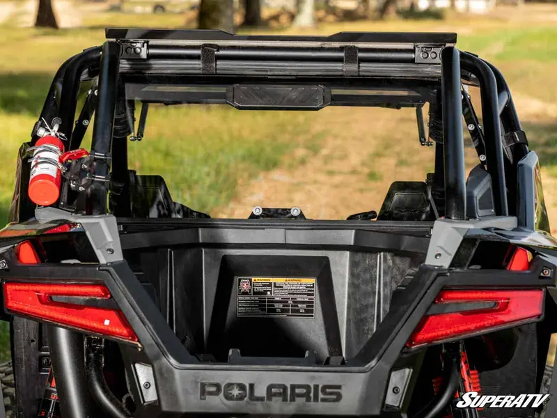 Superatv Polaris Rzr Turbo R Rear Vented Windshield 3