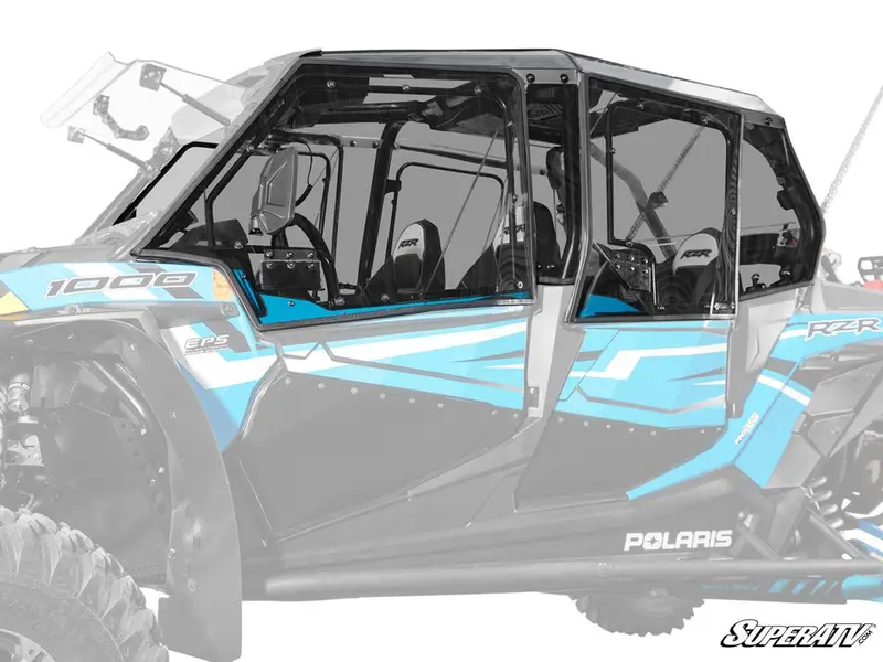 Superatv Polaris Rzr Xp 4 1000 Hard Cab Enclosure Upper Doors 1