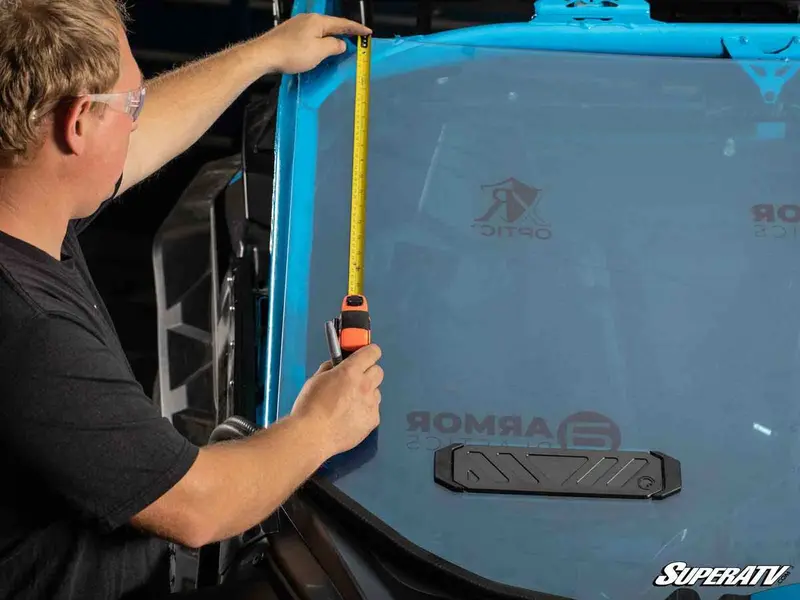 Superatv Polaris Rzr Xp Custom Cage Windshield Kit 2