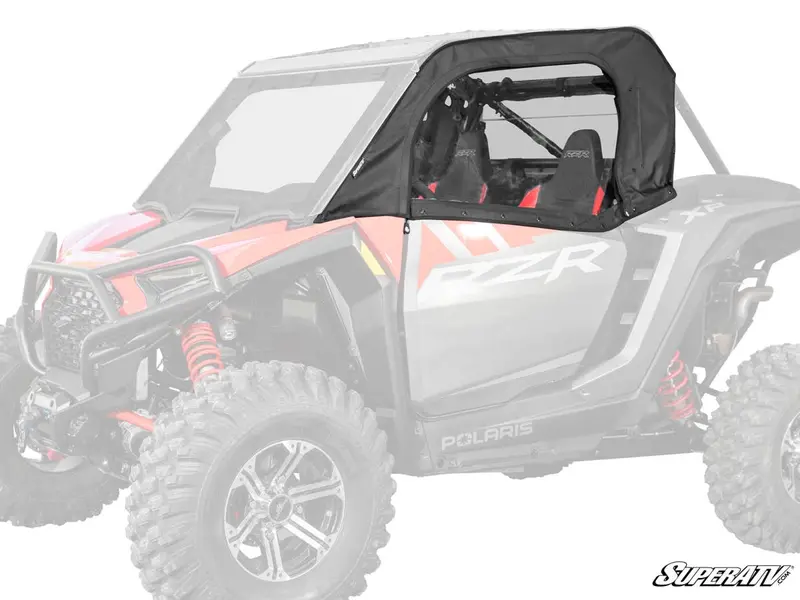 Superatv Polaris Rzr Xp Primal Soft Cab Enclosure Upper Doors 1