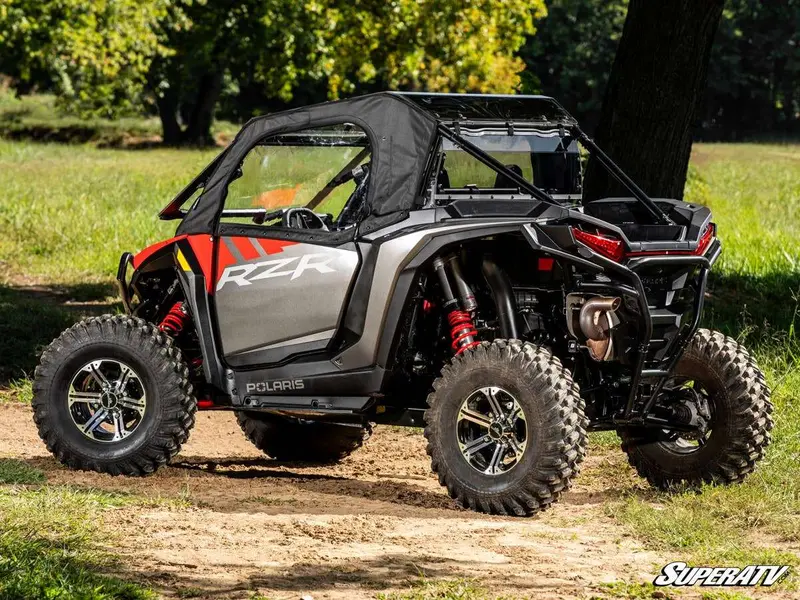 Superatv Polaris Rzr Xp Primal Soft Cab Enclosure Upper Doors 3