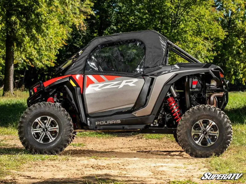 Superatv Polaris Rzr Xp Primal Soft Cab Enclosure Upper Doors 4
