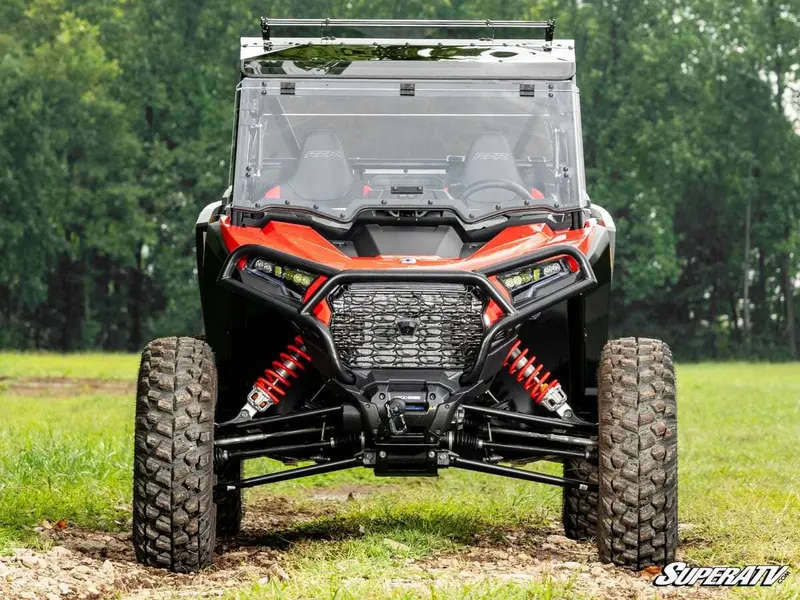 Superatv Polaris Rzr Xp Scratch-Resistant Flip Windshield 2