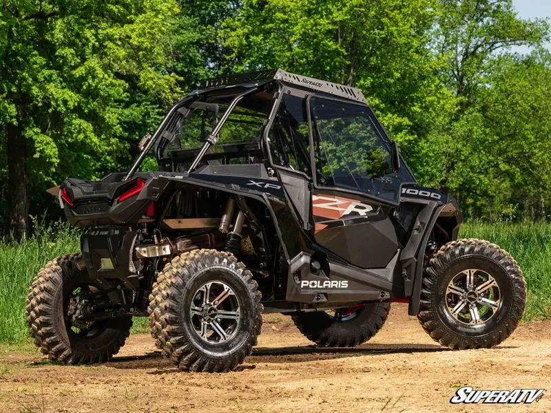 Superatv Polaris Rzr Xp Turbo Hard Cab Enclosure Upper Doors 3