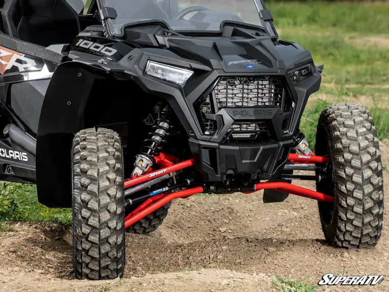 Superatv Polaris Rzr Xp Turbo High Clearance 1.5” Forward Offset A-Arms 6
