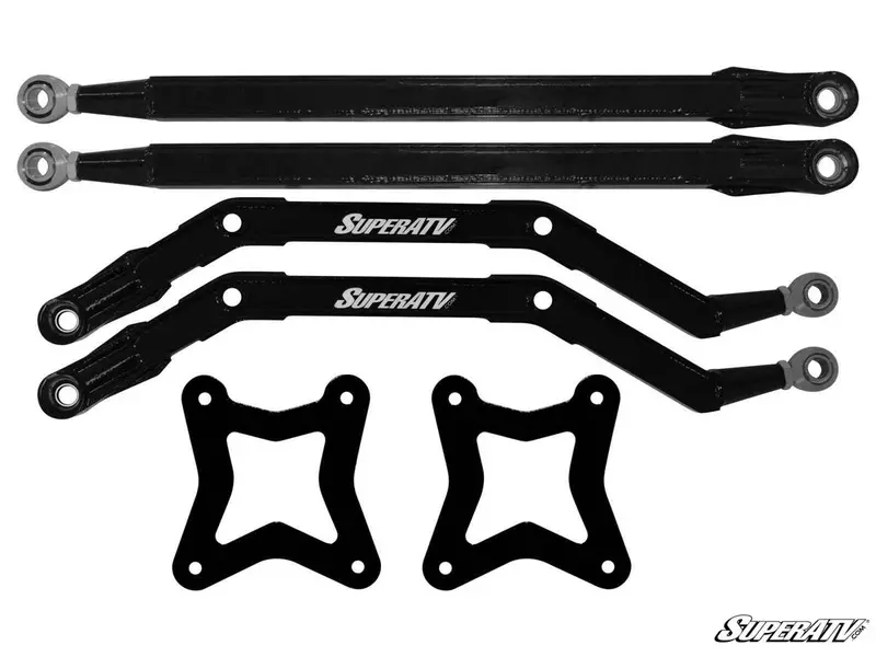 Superatv Polaris Rzr Xp Turbo High Clearance Boxed Radius Arms 1