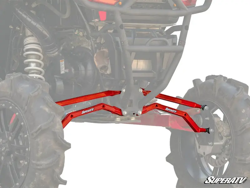 Superatv Polaris Rzr Xp Turbo High Clearance Boxed Radius Arms 4