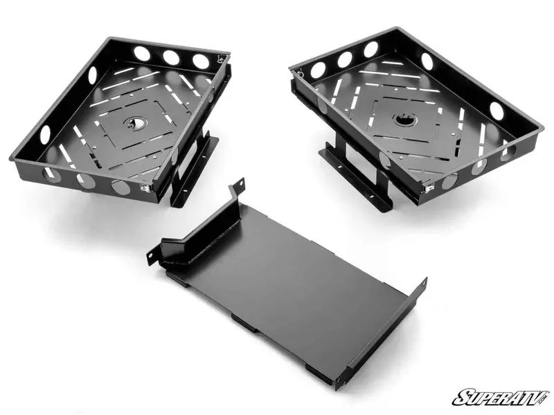 Superatv Polaris Rzr Xp4 Turbo Rear Seat Cargo Rack 1