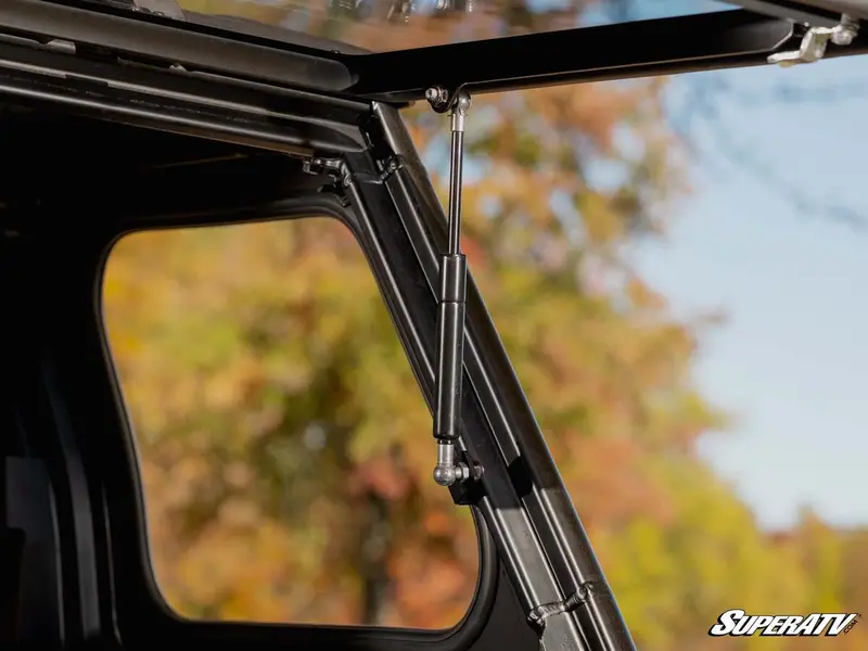 Superatv Polaris Xpedition Adv Rear Flip Windshield 2