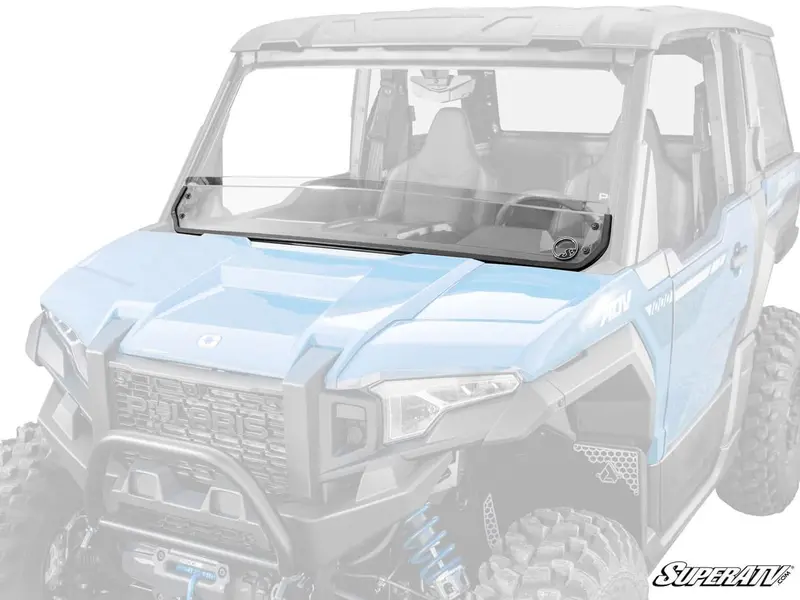 Superatv Polaris Xpedition Half Windshield 1