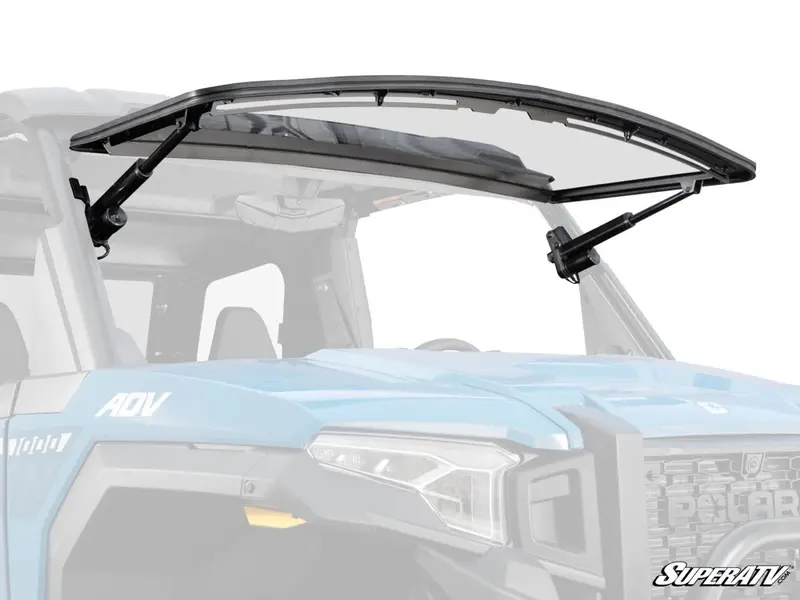 Superatv Polaris Xpedition Max Drive Power Flip Windshield 1