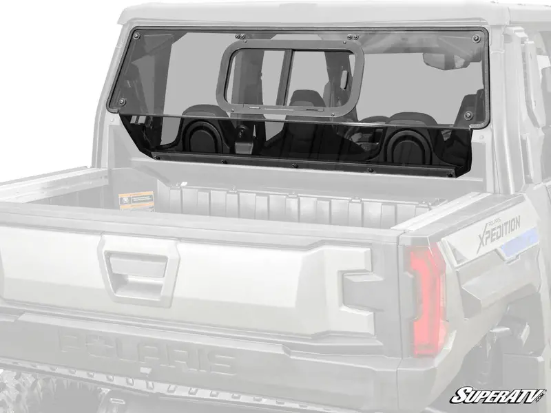 Superatv Polaris Xpedition Xp Sliding Rear Windshield 1