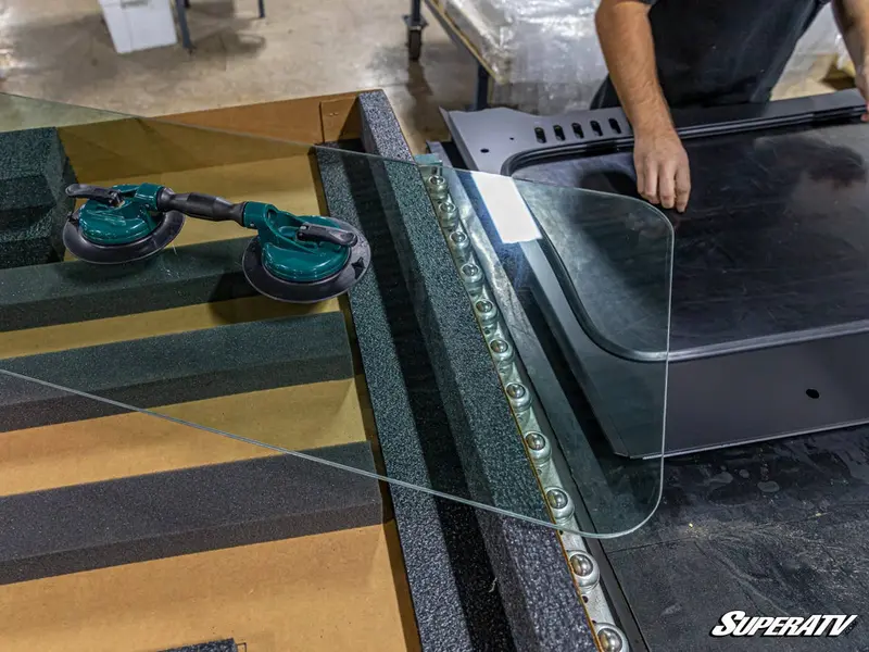 Superatv Replacement Glass Windshield Kit 2