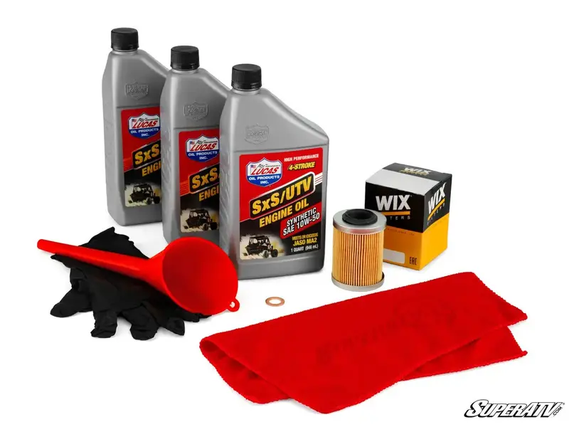 Superatv Up & Running Can-Am Maverick Oil Change Kit 1