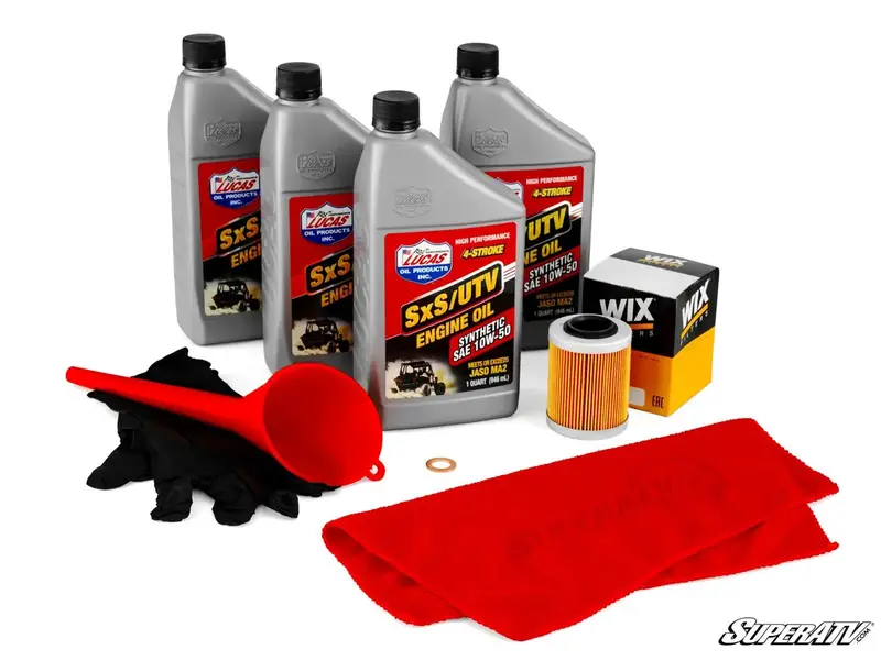 Superatv Up & Running Can-Am Maverick X3 Oil Change Kit 1