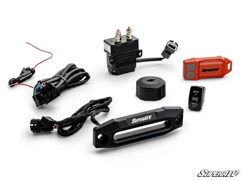 Superatv Utv/Atv Winch Auto-Stop Fairlead Kit 1