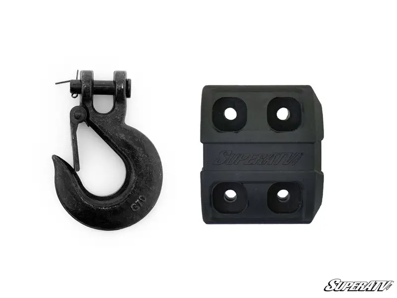 Superatv Winch Hook & Rubber Stopper 1