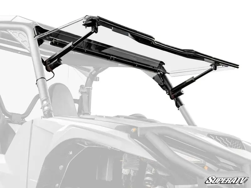 Superatv Yamaha Wolverine X2 1000 Max Drive Power Flip Windshield 1