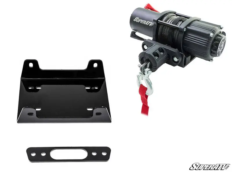 Superatv Yamaha Wolverine X2 850 Winch Mounting Plate 1