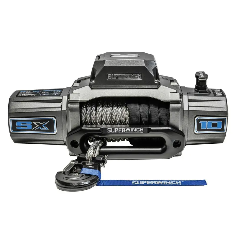 Superwinch 10000 Lbs 12V Dc 3/8In X 80Ft Synthetic Rope Sx 10000 Winch 2
