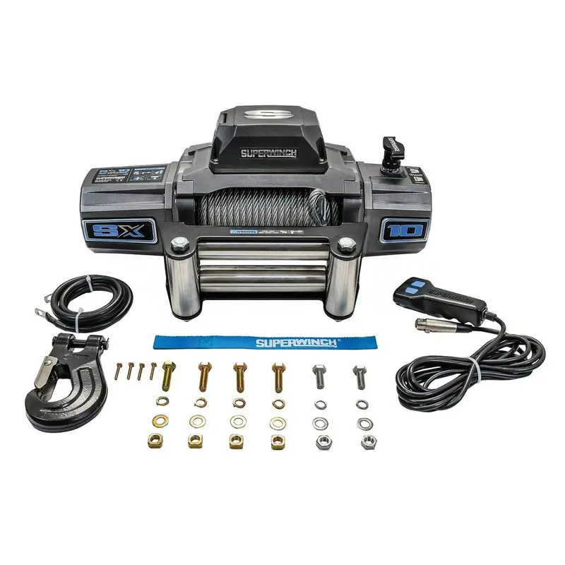 Superwinch 10000 Lbs 12V Dc 3/8In X 85Ft Wire Rope Sx 10000 Winch 1