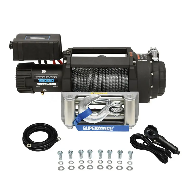 Superwinch 18000 Lbs 12V Dc Wire Rope Tiger Shark Winch 2