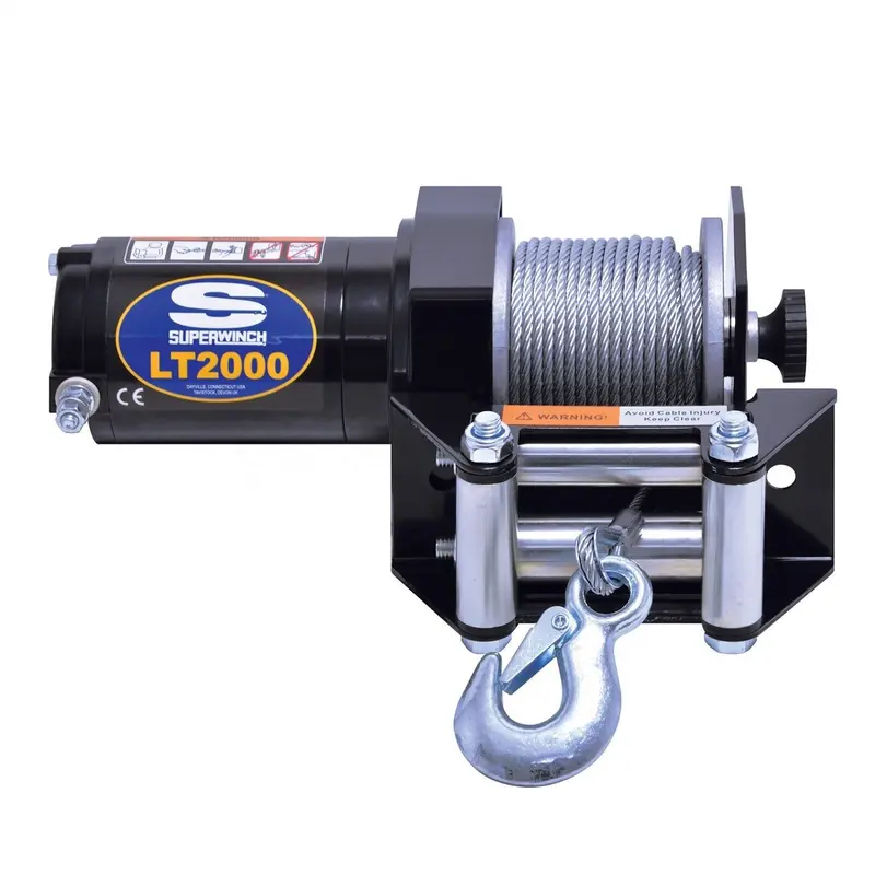 Superwinch 2000 Lbs 12V Dc 5/32In X 49Ft Steel Rope Lt2000 Winch 1