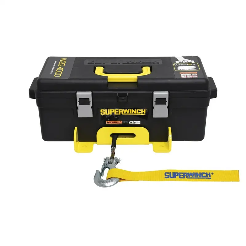 Superwinch 4000 Lbs 12V Dc 3/16In X 50Ft Winch2go Synthetic Rope Winch 1