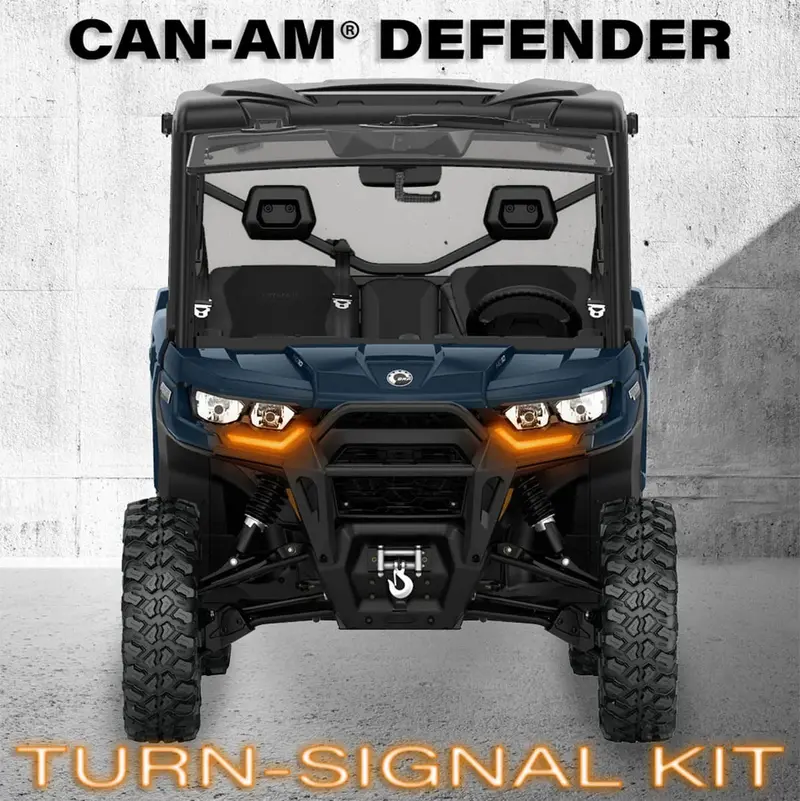 Switch Works Can-Am Defender Front Fang Lights W/Taillight Integration Plug-&-Play Turn-Signal Kit 1